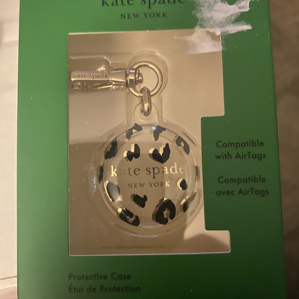 Kate Spade Leopard AirTag Case